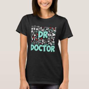 T-shirt Typographie de docteur Étudiants en médecine Médec