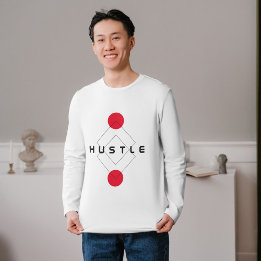 T-shirt Typographie de Hustle