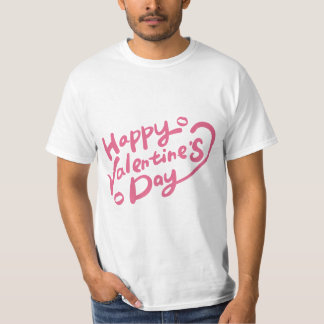 T-shirt Typographie de la Saint-Valentin