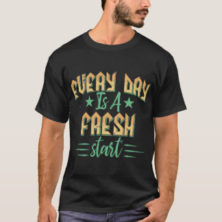 T-shirt Typographie de motivation positive