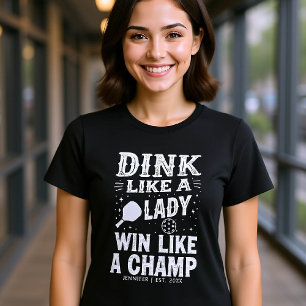 T-shirt Typographie de Pickleball Drôle cadeau personnalis
