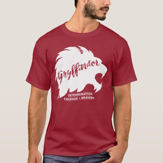 T-shirt Typographie de silhouette de Harry Potter | (Devant)