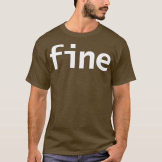 T-shirt Typographie de texte blanc fin minimale