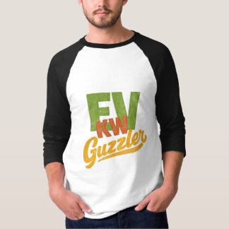 T-shirt Typographie de véhicule électrique rétro EV KW Guz
