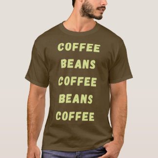 T-shirt Typographie du café