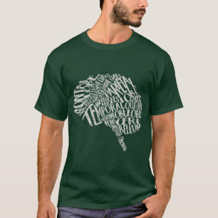 T-shirt Typographie du cerveau Neuroscience de la RN Neuro