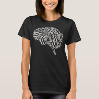 T-shirt Typographie du cerveau T RN Neuroscience Nurse Neu