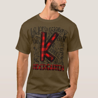 T-shirt Typographie Du Jardin D'Enfants Retour À L'École C