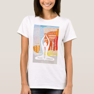 T-shirt Typographie du yoga