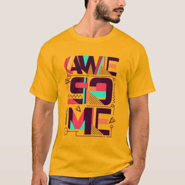 T-shirt Typographie géniale Pour T Shirt (Devant)