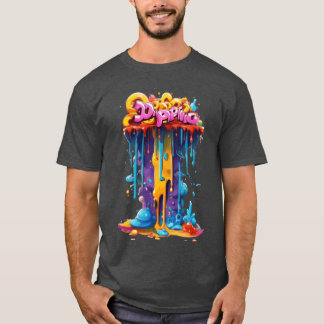 T-shirt Typographie Graffiti Artiste fille