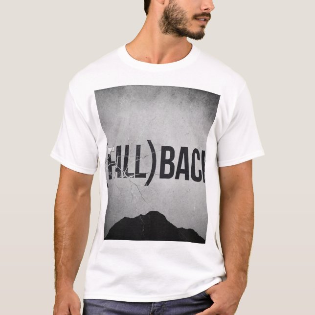 T-shirt Typographie Grunge Fallback | Montagne Esthétique  (Devant)