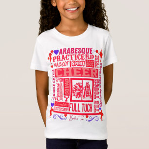 T-Shirt Typographie guerrière en rouge