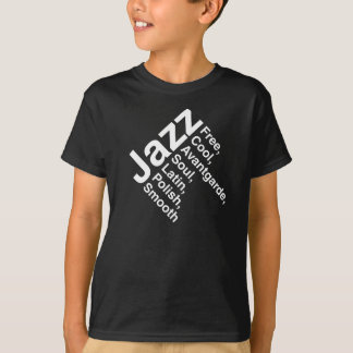 T-shirt Typographie Jazz