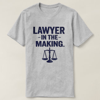 T-shirt Typographie juridique de l'avocat en devenir