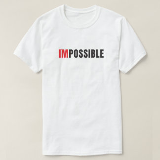 T-shirt Typographie minimaliste moderne I'm Possible