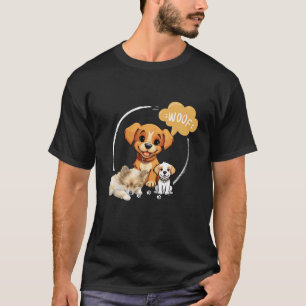 T-shirt Typographie Nom et photo Pet's Simple Modern Cool