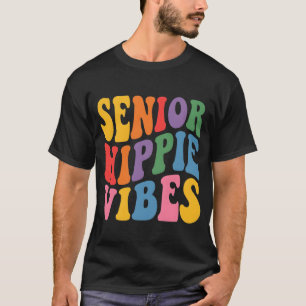 T-shirt Typographie Psychédélique Colorée