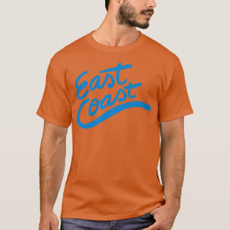 T-shirt Typographie rétro de la côte Est
