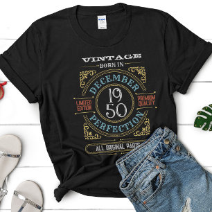 T-shirt Typographie Retro Vintage Color Grundge personnali