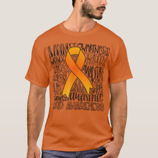 T-shirt Typographie TDAH Sensibilisation Hommes Femmes ADH