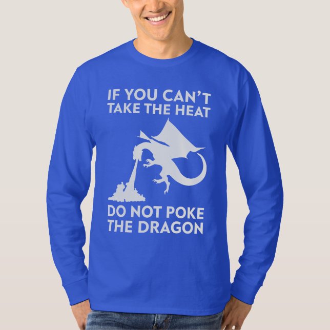 T-shirt Typography Dragon  (Devant)