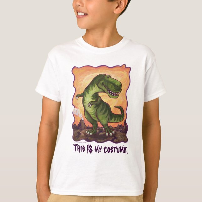 T-shirt Tyrannosaurus Art Tops (Devant)