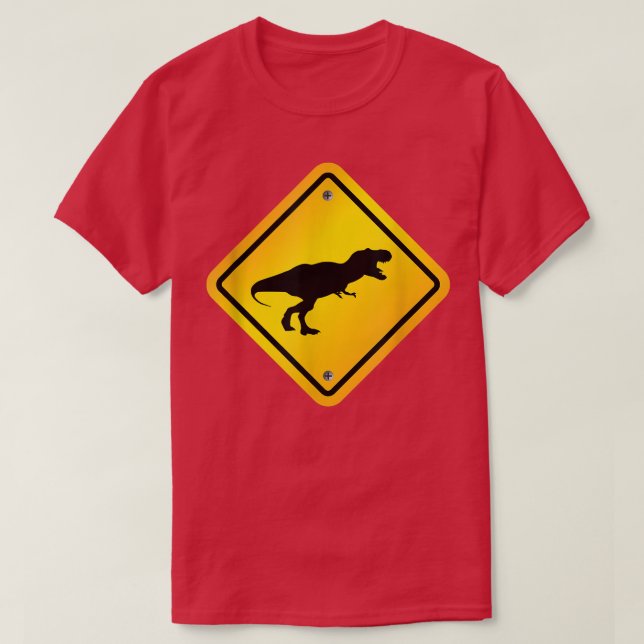 T-shirt Tyrannosaurus Re Dinosaur Crossage Design (Design devant)