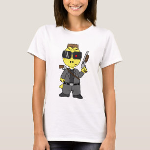 T-shirt Tyrannosaurus Rex Habillé Comme Terminator.