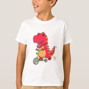 T-shirt Tyrannosaurus rex T-rex Dinosaur équitation Un Sc