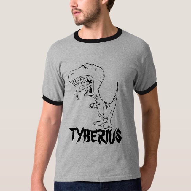 T-shirt Tyrannosaurus_Rex, TYBERIUS (Devant)