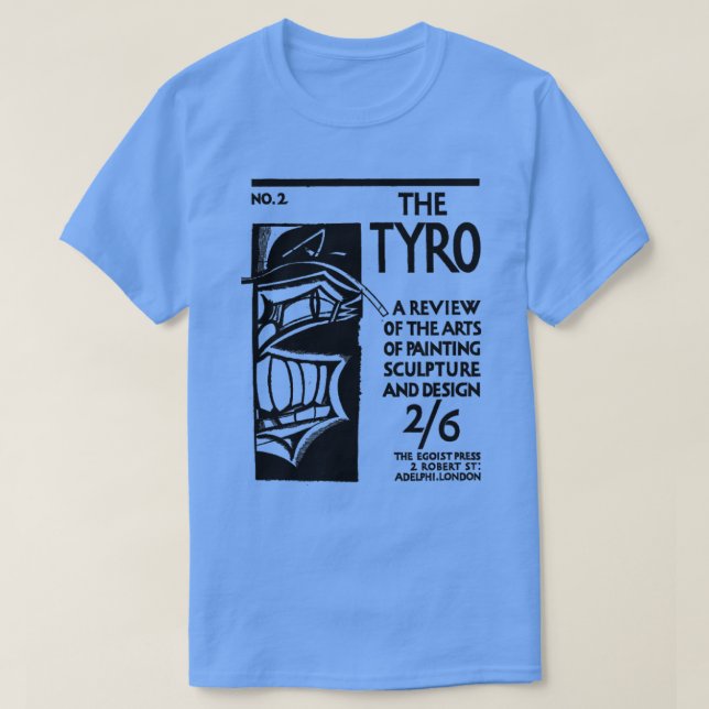 T-shirt Tyro Wyndham Lewis Modernism Art Fan (Design devant)