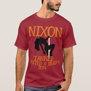 T-shirt TZAR Bronzé Reposé & Prêt NIXON 2028 Président