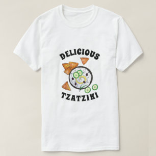 T-shirt Tzatziki Grec Meze Dip Nourriture Méditerranéenne