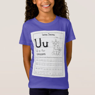 T-Shirt U est pour la licorne