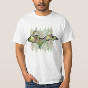 T-Shirt U.P. Green Camo Tree