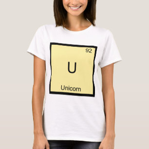 T-shirt U - Pièce en t drôle de symbole d'élément de