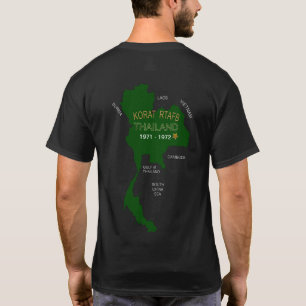 T-shirt U.S. Anciens combattants thaïlandais Korat RTAFB