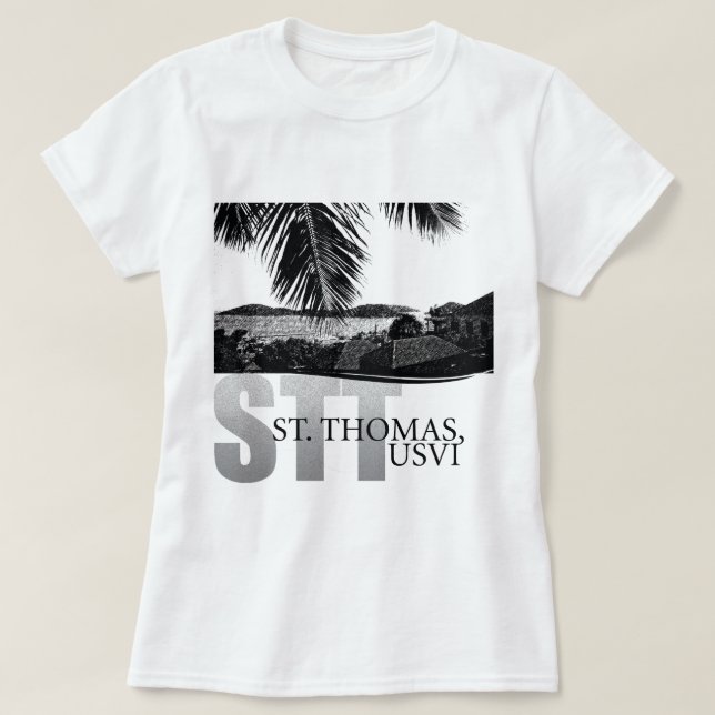 T-shirt U.S. Les Îles Vierges (Design devant)
