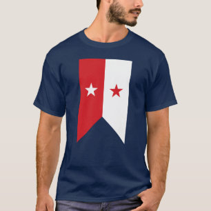 T-shirt U.S. Verticale de fanion de Guidon de cavalerie -