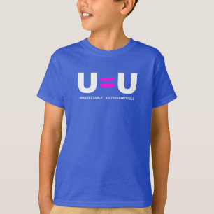 T-shirt U=U VIH non détectable égale non transmettable