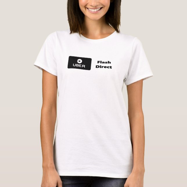 T-shirt Uber Flash e Direct (Devant)