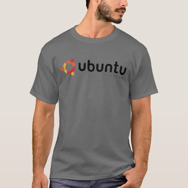 T-shirt Ubuntu Linux Open Source (Devant)