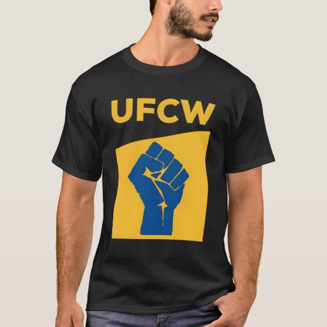T-shirt Ufcw Résiste À La Frappe De Poing (Devant)