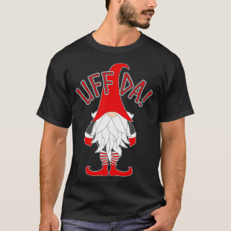 T-shirt UffDa Nordic Gnome Scandinave Tomte Artique Nisse