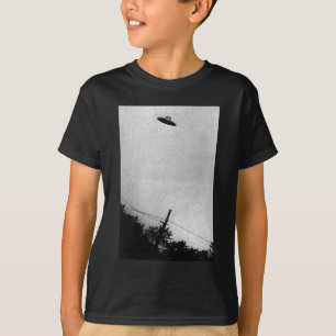 T-shirt UFO Alien Extraterrestrial Spacecraft Top Secret