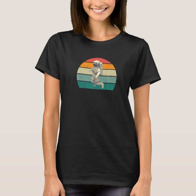 T-shirt UFO alien universe spaceship astronaut planet gala (Devant)