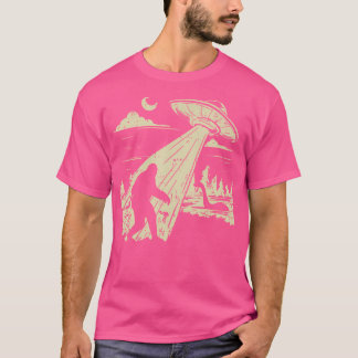 T-shirt Ufo Bigfoot Sasquatch Lochness Monster Funny Belie