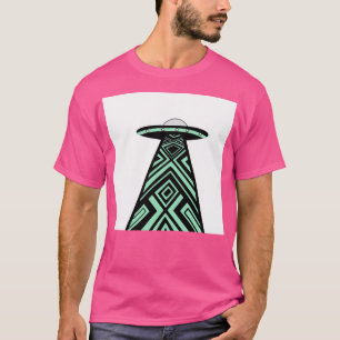 T-shirt Ufo géométrique