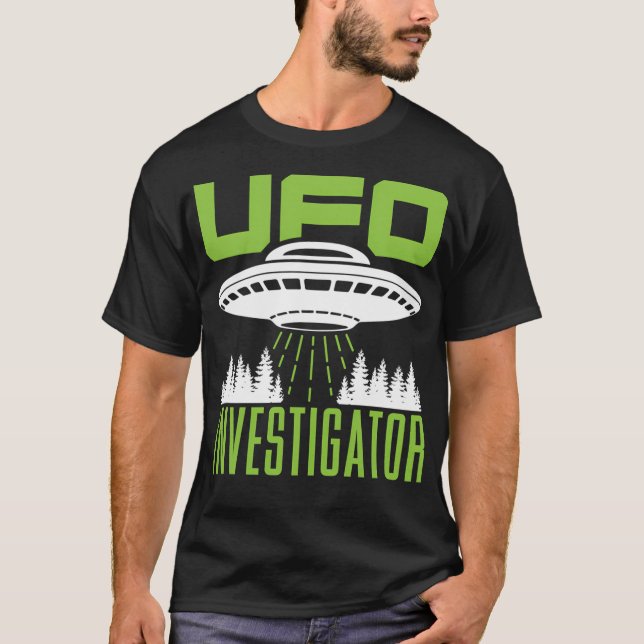 T-shirt Ufo Investigator (Devant)